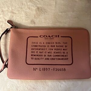 Coach Storypatch Wristlet - never used